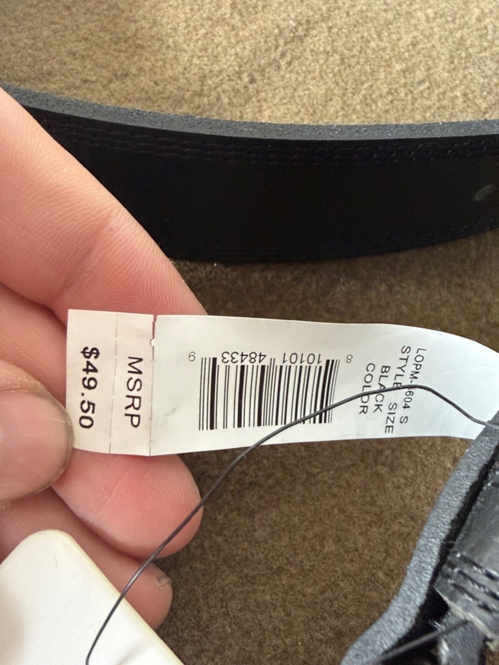 NWT Lucky Brand Leather Belt Size Small - Picture 2 of 3
